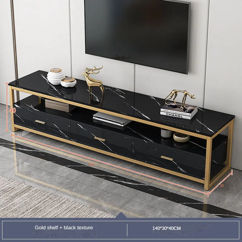 TV cabinet marble pattern luxury living room bedroom TV stand