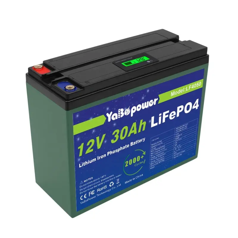 Deep Cycle High Performance New Energy Supplier Discharge Current 15A 32700 Cell Battery 12V LiFePO4 30Ah