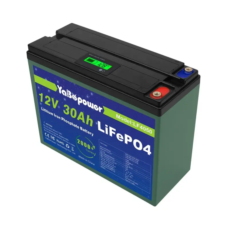 Deep Cycle High Performance New Energy Supplier Discharge Current 15A 32700 Cell Battery 12V LiFePO4 30Ah