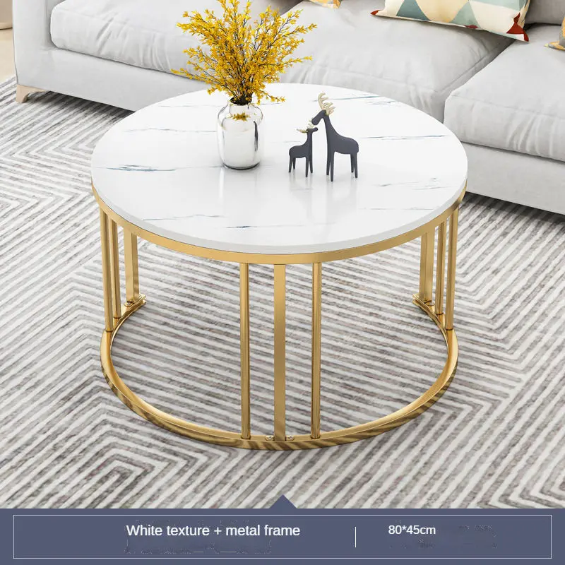 Luxury coffee table combination, simple and modern mini sofa side table