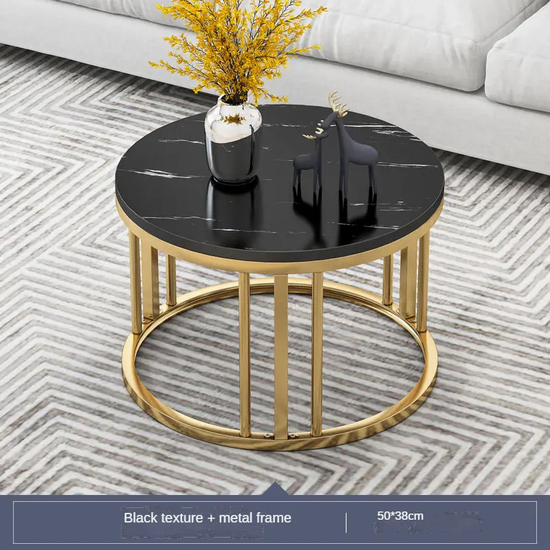 Luxury coffee table combination, simple and modern mini sofa side table