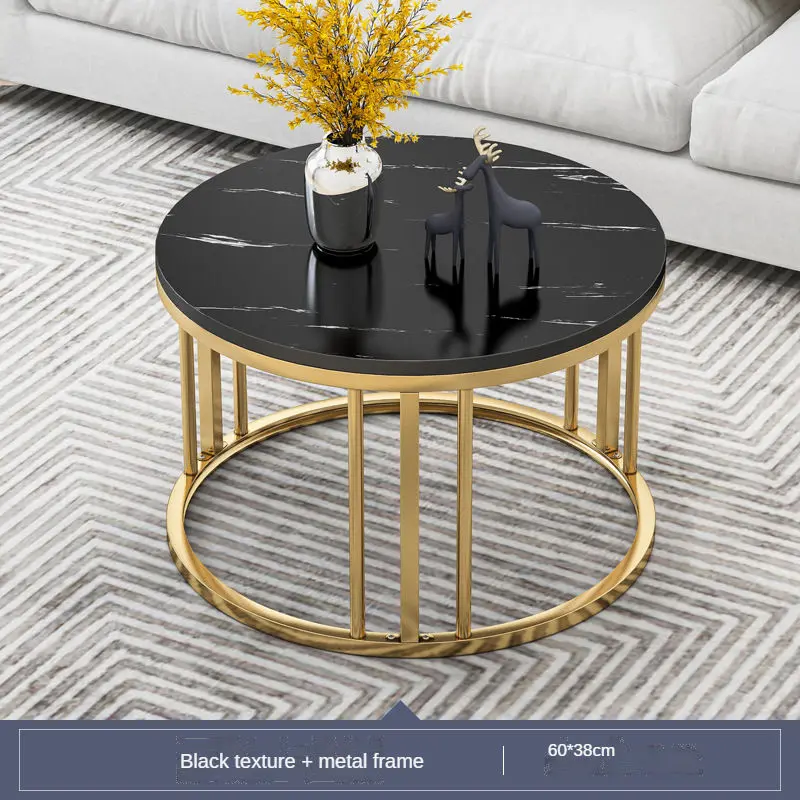 Luxury coffee table combination, simple and modern mini sofa side table