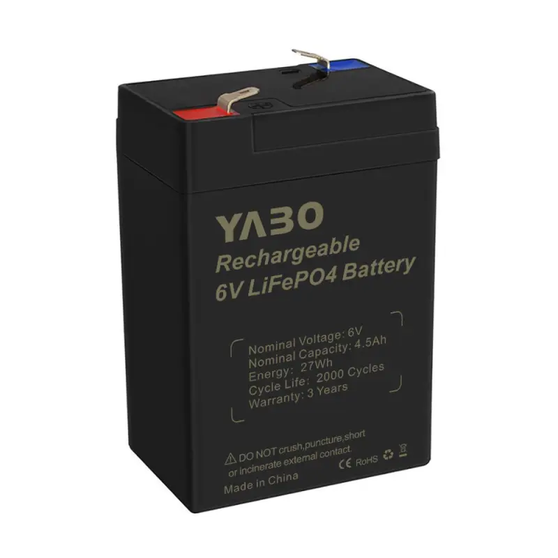Factory Direct 6v 6ah Rechargeable Solar Energy Storage Battery