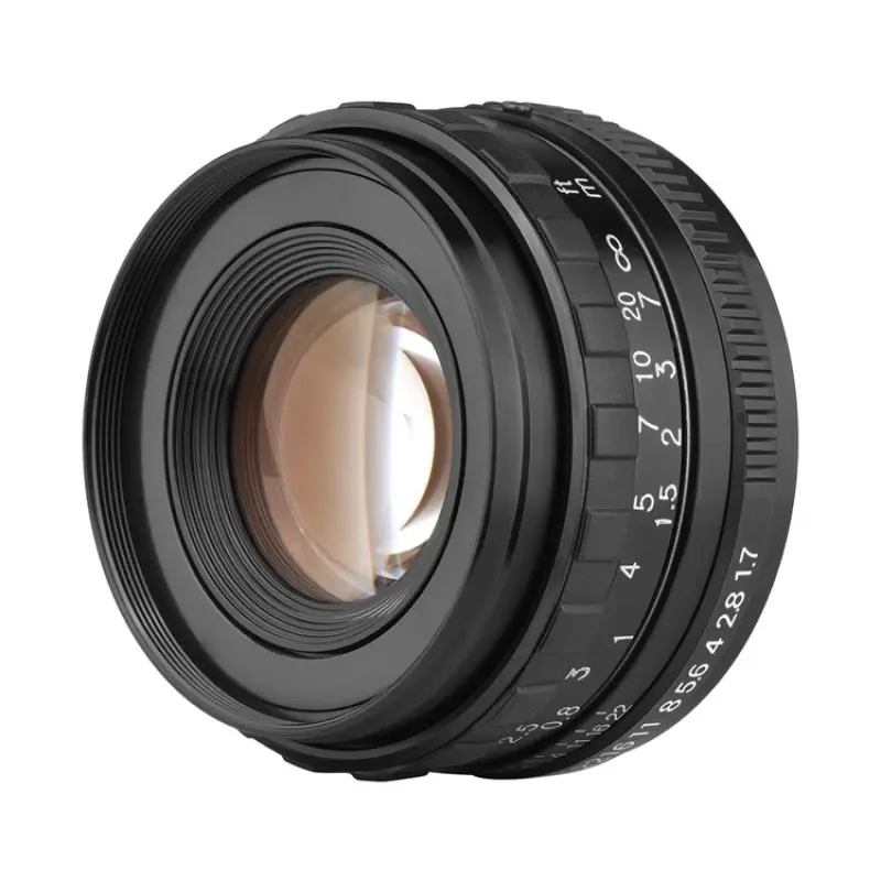 50mm F1.7 Large Aperture Camera Lens Manual Focus Prime Lens PK Mount Replacement for Pentax Full Frame Cameras