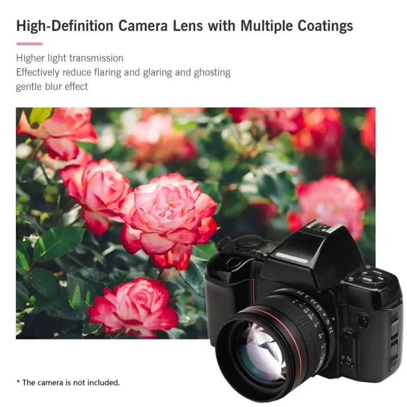 85mm F1.8 Large Aperture Medium Telephoto Full Frame Portrait Camera Lens Manual Focus for Scenery Architecture Product