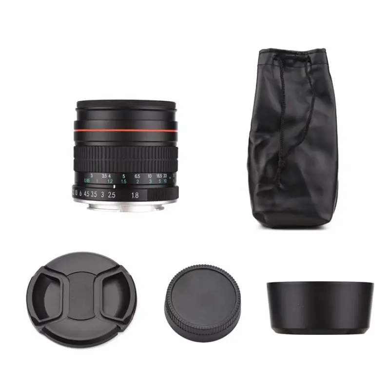 85mm F1.8 Large Aperture Medium Telephoto Full Frame Portrait Camera Lens Manual Focus for Scenery Architecture Product