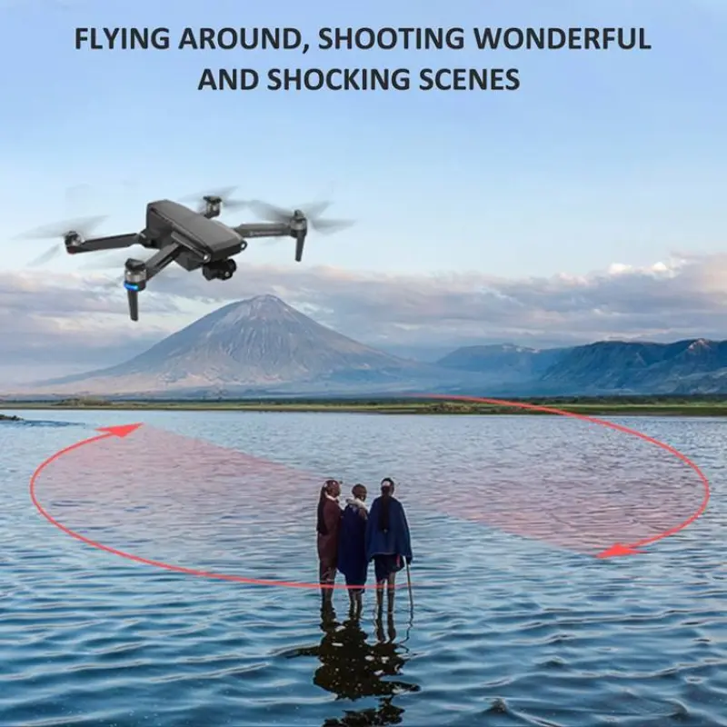 2022 Newest S806 PRO GPS Drone RC Aircraft 5G Wifi Dron 3-axis Gimbal Brushless Quadcopter Professional 4K Drone with Camera