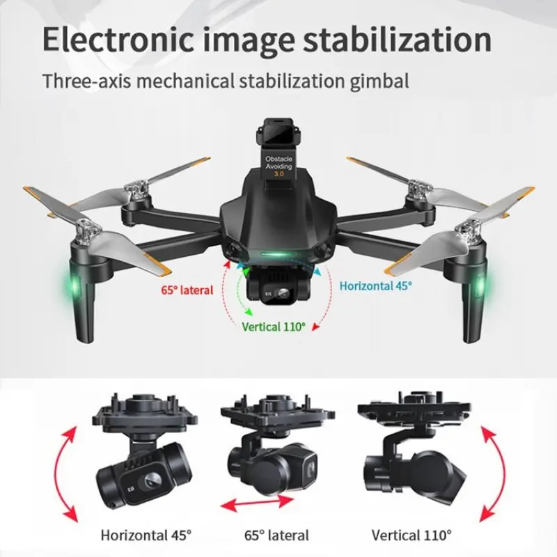 Professional M10 EIS Mini GPS Drone 3 Axis Eis 5G Wifi Obstacle Avoidance 5000M Long Range Drones With 4k Camera Drone