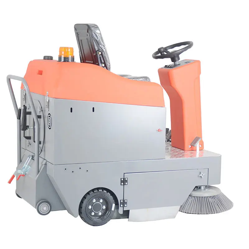 Industrial Electric Street Sweeper Ride On Road Floor Sweeper