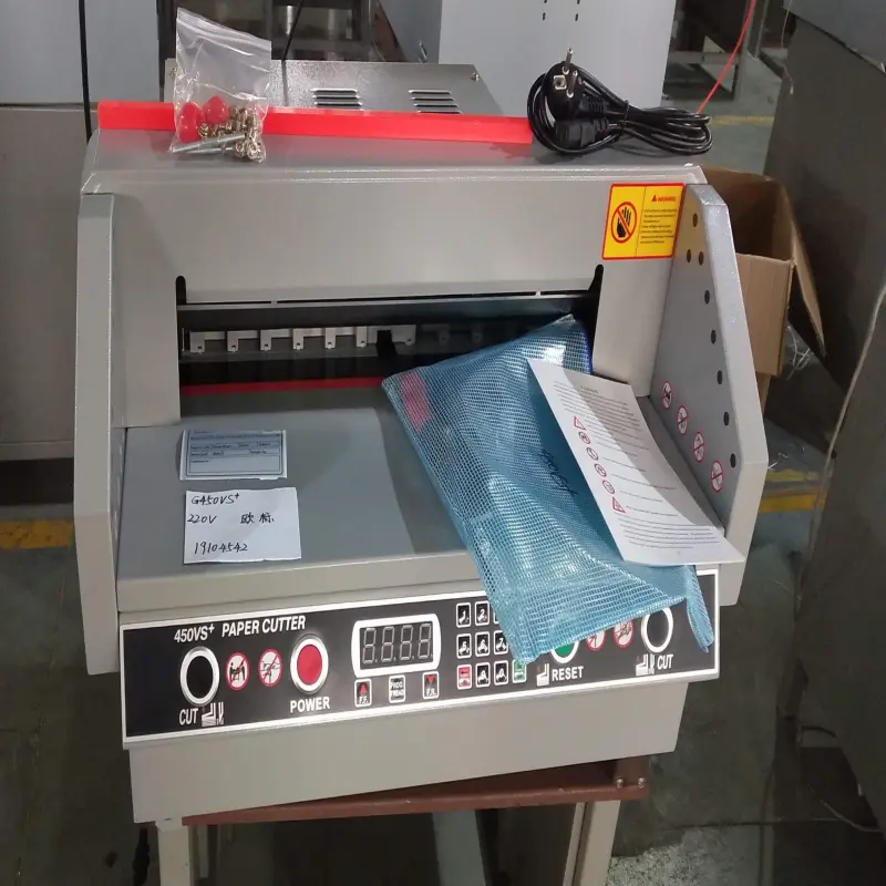 Digital Control A3 Size guillotine cutter paper cutting machine G450VS+