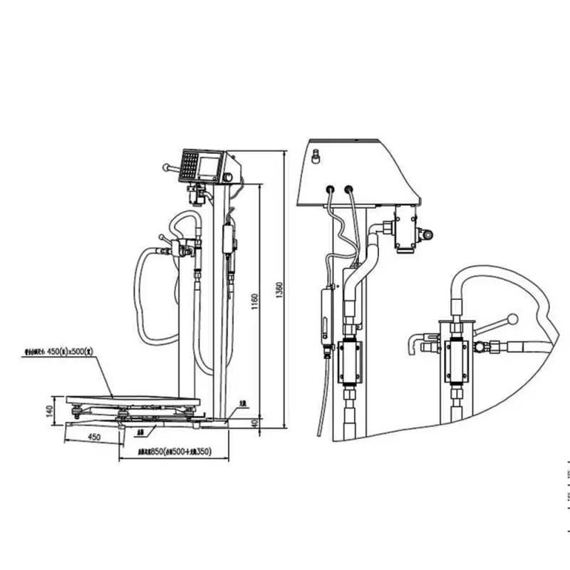 Gas Cylinder Filling Machine And Scale sldb