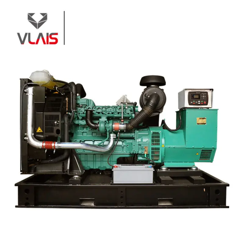 230V-400V AC 3 phase Rated Voltage 6 Cylinder water cooled Ricardo engine 80kw 100 kva diesel generator set