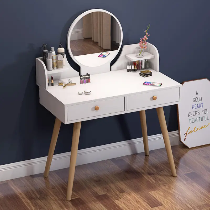 Nordic Modern Simple Designs Dressing Table Frame LED Mirror