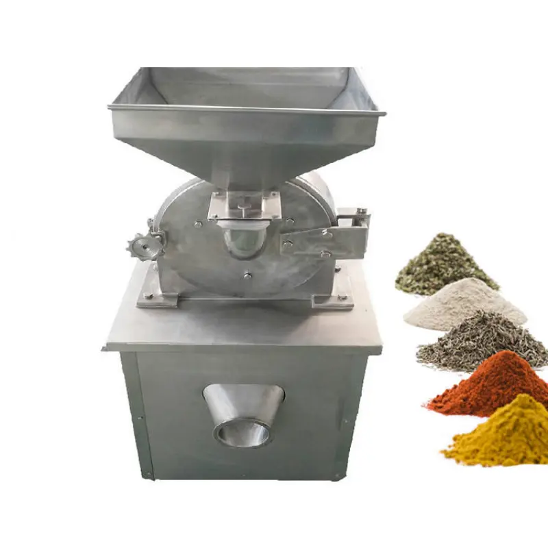 Multipurpose Stainless Grain Mung Bean Grinding Machine Commercial Dry Spice Industrial Pulverizer Machine
