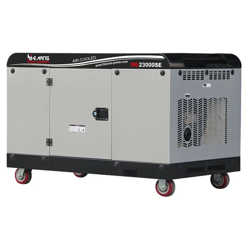 14KW-16KVA Portable Silent Type Two Cylinder Air-Cooled Power Plant Diesel Generator