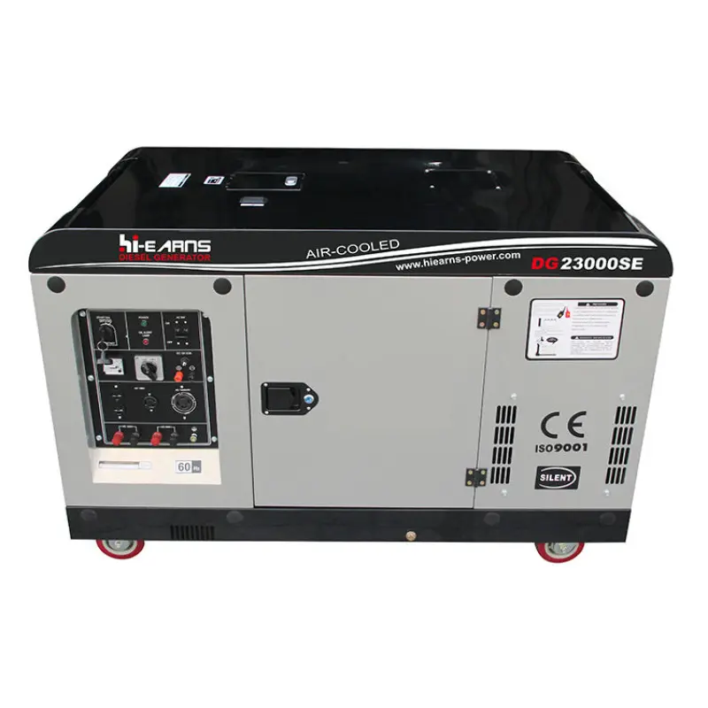 14KW-16KVA Portable Silent Type Two Cylinder Air-Cooled Power Plant Diesel Generator