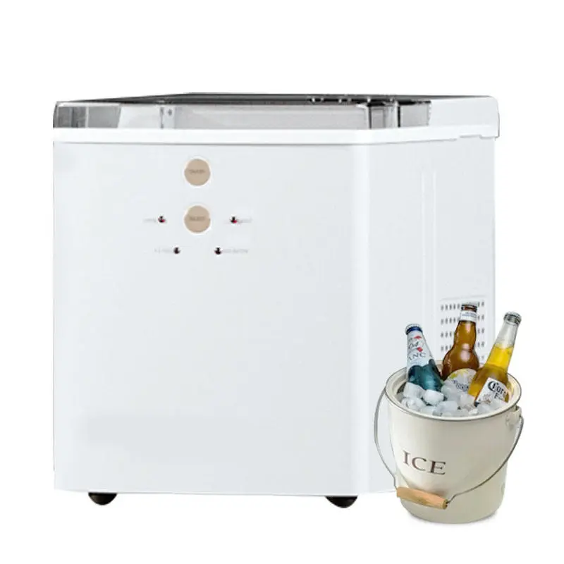 Large Capacity Automatic Bullet Shape Countertop Ice Maker Making Machine