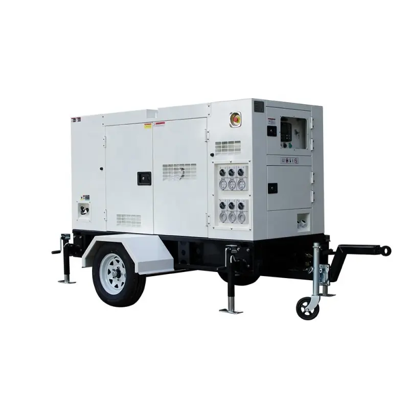 Trailer mobile 50kva diesel generator