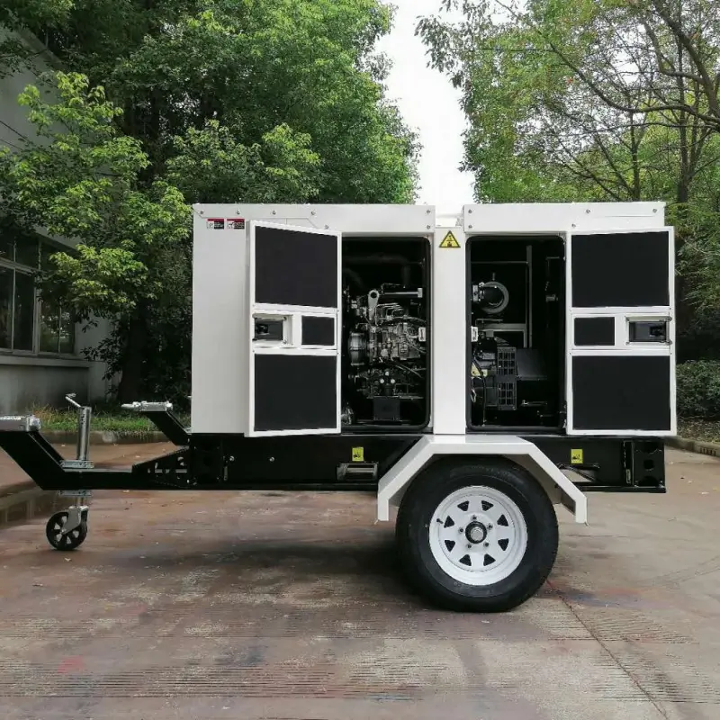 Trailer mobile 50kva diesel generator