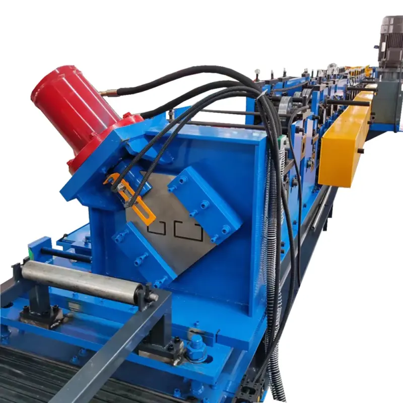 Galvanized Steel Profile 80-300 Double c purlin roll forming machine C channel making machine