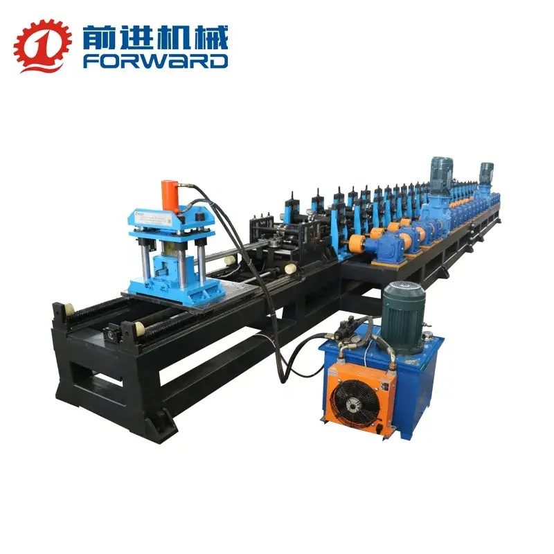 Solar panel support frame U shape Profile making machine  Unistruct Making Roll Forming Machine