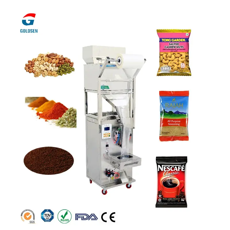 multifunction Granule nuts flour rice tea chips sugar powder packaging  machine