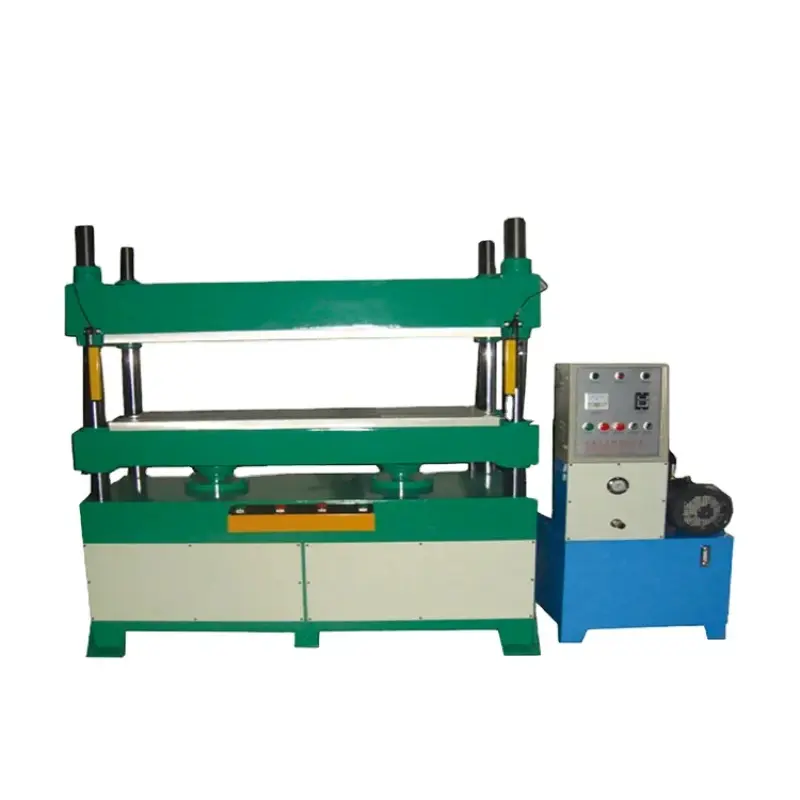 Hydraulic hot press forming machine for sole, foam, sponge, fabric Four Column Double Cylinder Hot Press