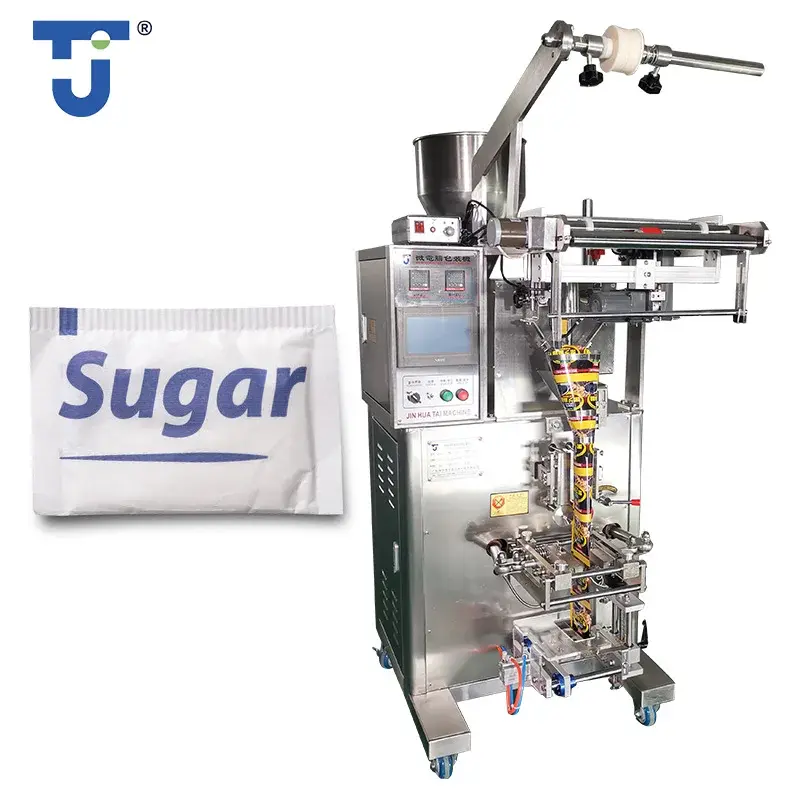 5g White Sugar Packet Solid Drink Ginger Granule Pouch Sachet Full Automatic Vertical Packing Multi-Function Packaging Machine