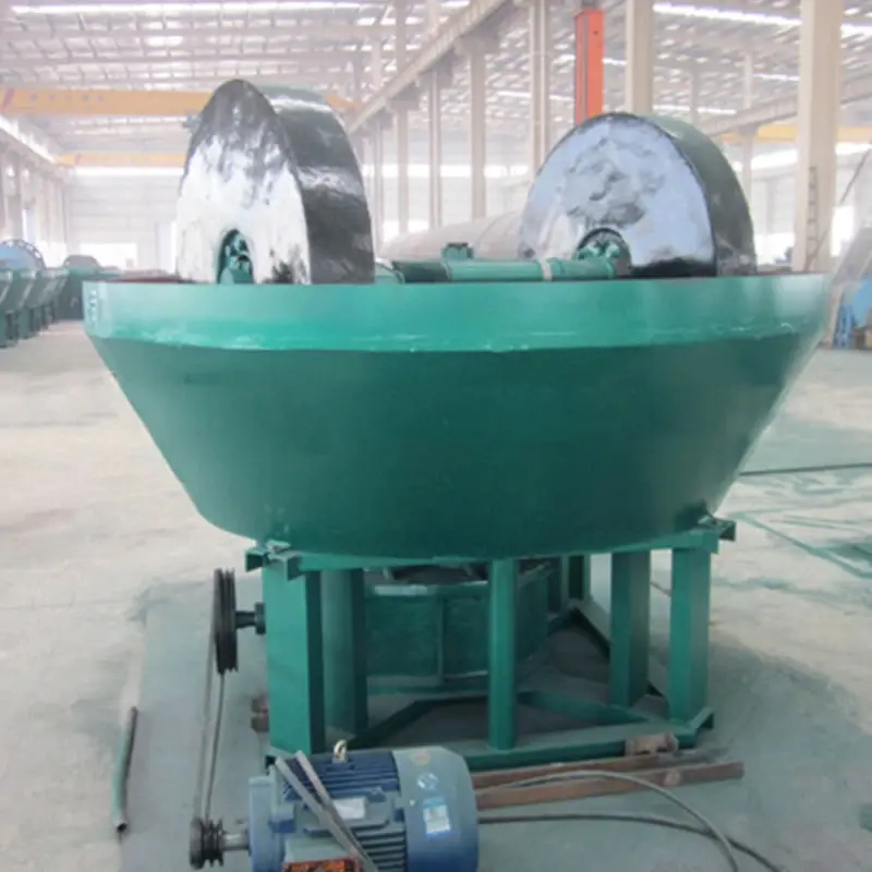 1200 Wet Pan Mill Gold Ore Grinding Wet Pan