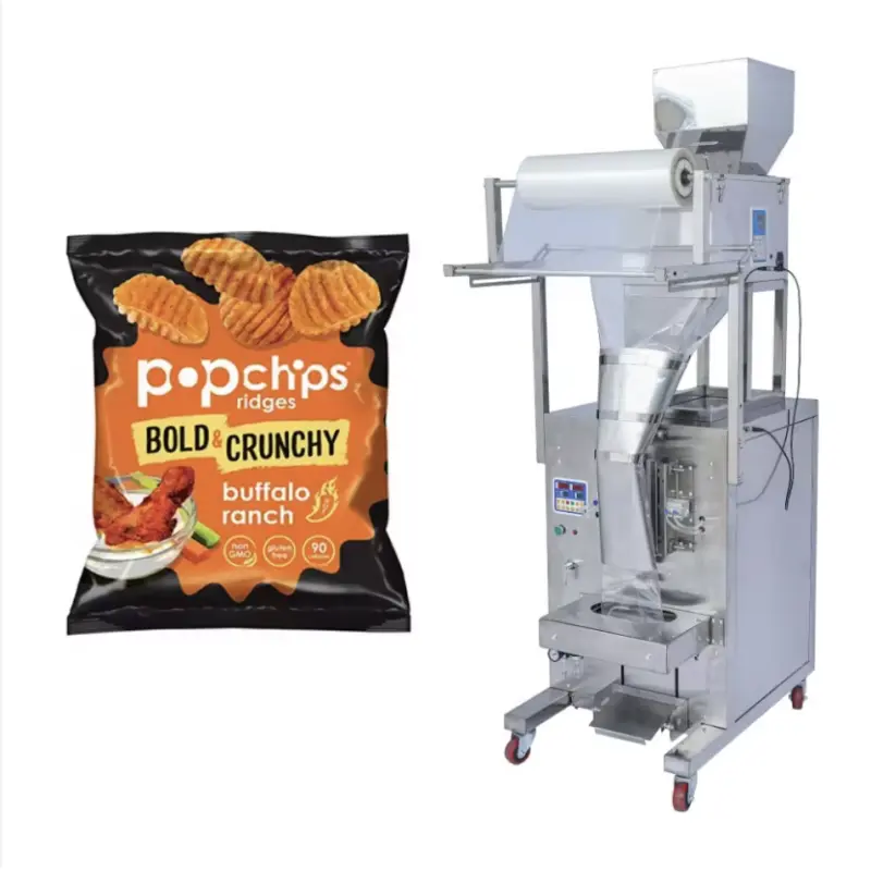 Banana plantain potato chips weighing sachet packaging machine