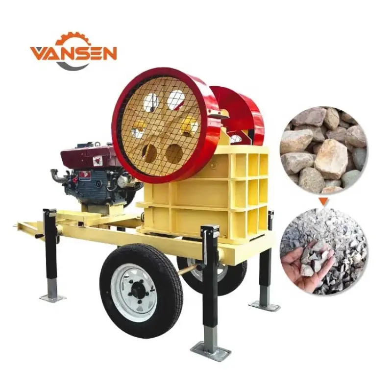 Stone Ore Rock Granite Jaw Crusher Machine