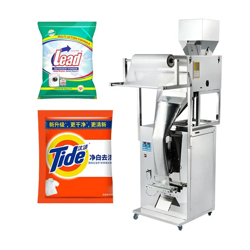 Weighing Detergent Powder Filling Packing Machine For Washing Powder Soap