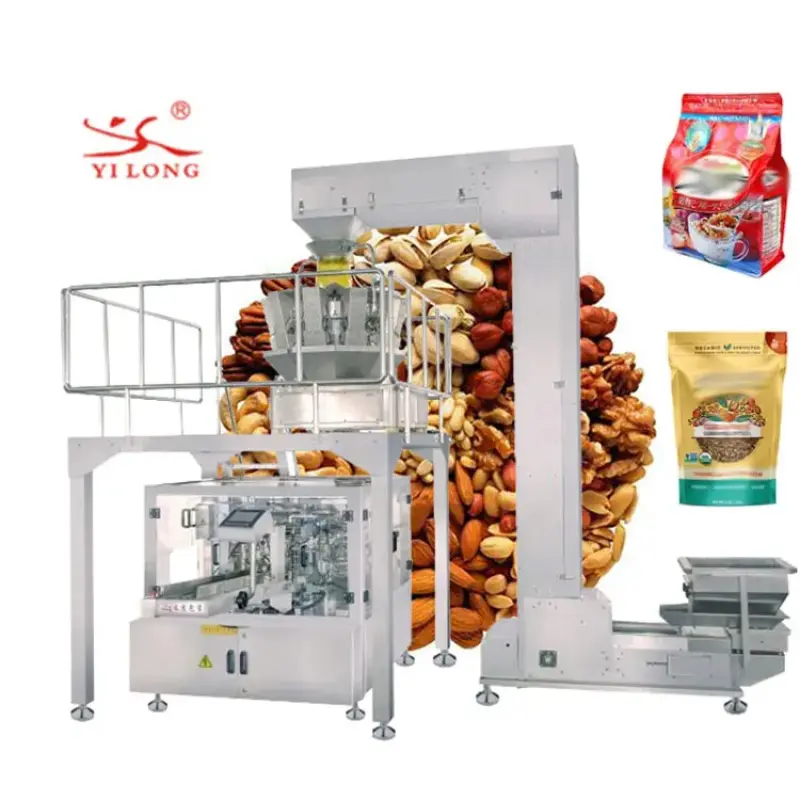 High class Automatic doypack food  cashew nuts sugar grains rice packing machine