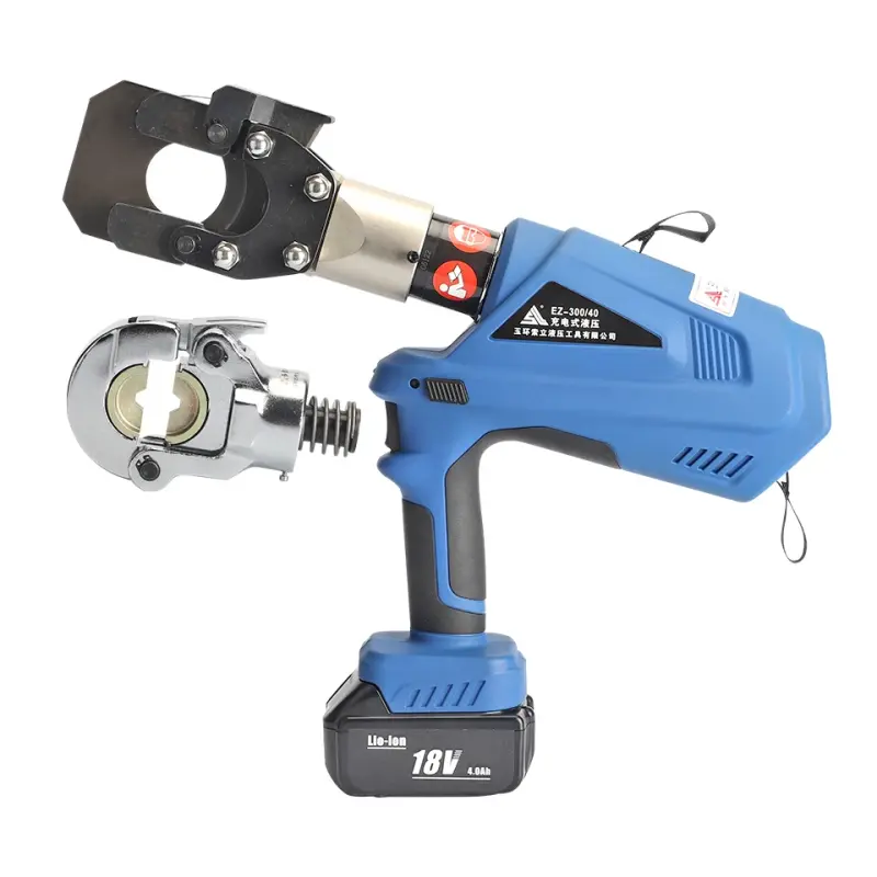 Two in one EZ-300 Battery Powered Hydraulic Crimping Tool