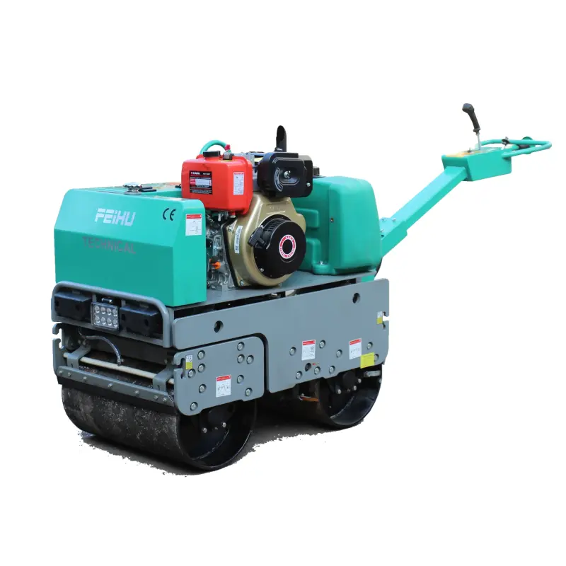 CE FHR-600A 700A 600-700KG Double Drum Roller Road Roller Machine