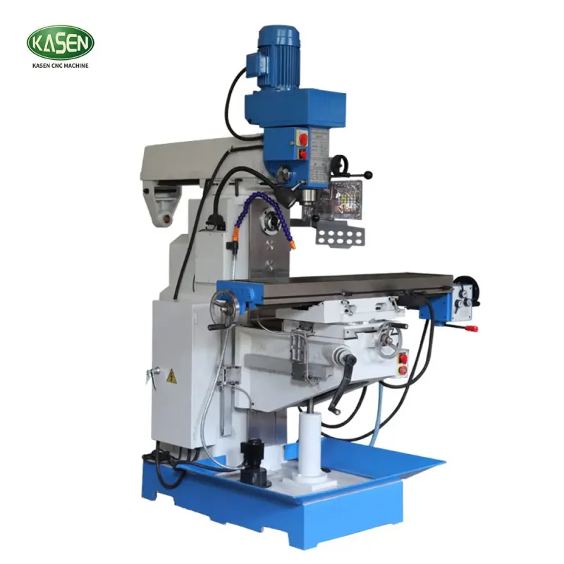 3-Axis DRO Vertical Horizontal Universal Drilling and Milling Machine ZX6350ZA with Auto Tapping.