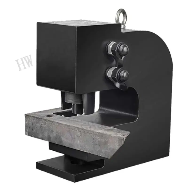 Square hole puncher hydraulic small cheap hole punching machine