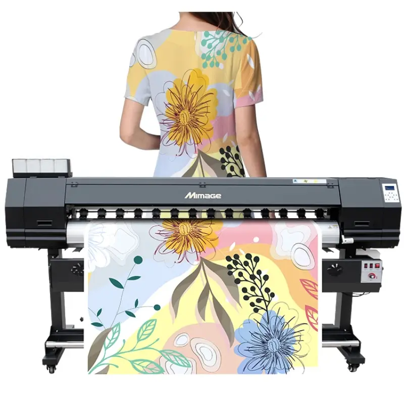 Mimage Fast Speed 1.8m 6ft XP600 i3200 head dye sublimation textile fabric inkjet printing machine price