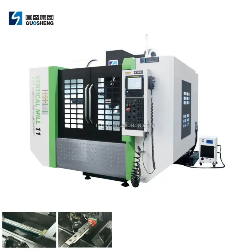 V11 High Speed Single Spindle BT40 CNC Vertical Drilling Milling Machine New Condition with Fanuc Control System