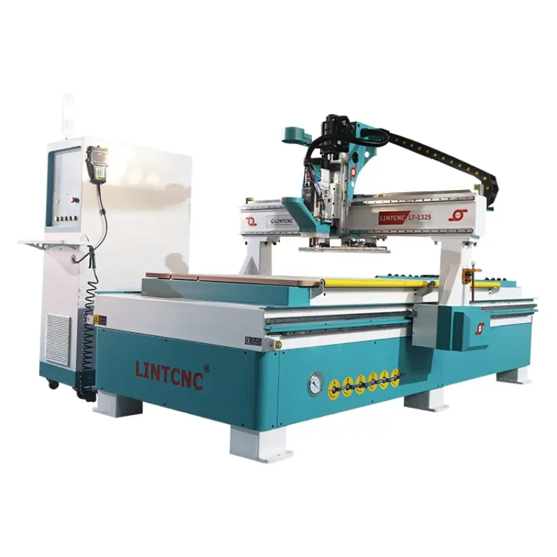 1325 2030 ATC Woodworking CNC Carving Cutting Machine With Linear Tool Changer Magazine 12 Tools 9kw Spindle Wood Router CNC