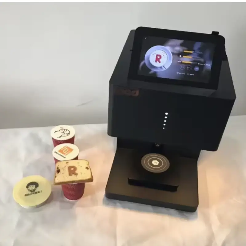 3d coffee printer for printing selfie photos on coffee or foods