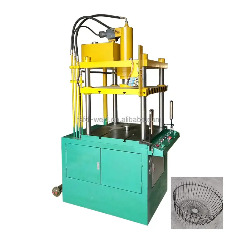 Industrial fan grill net cover guard cage fruit basket making hydraulic press machine
