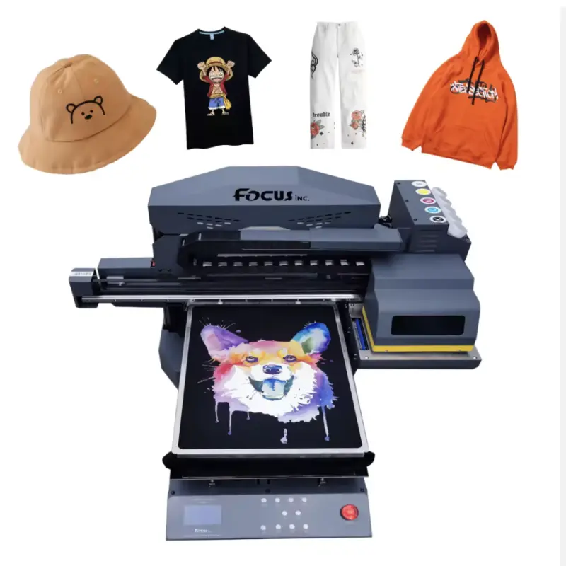 Focusinc A3 DTG printer direct inkjet digital printer Tshirts printer