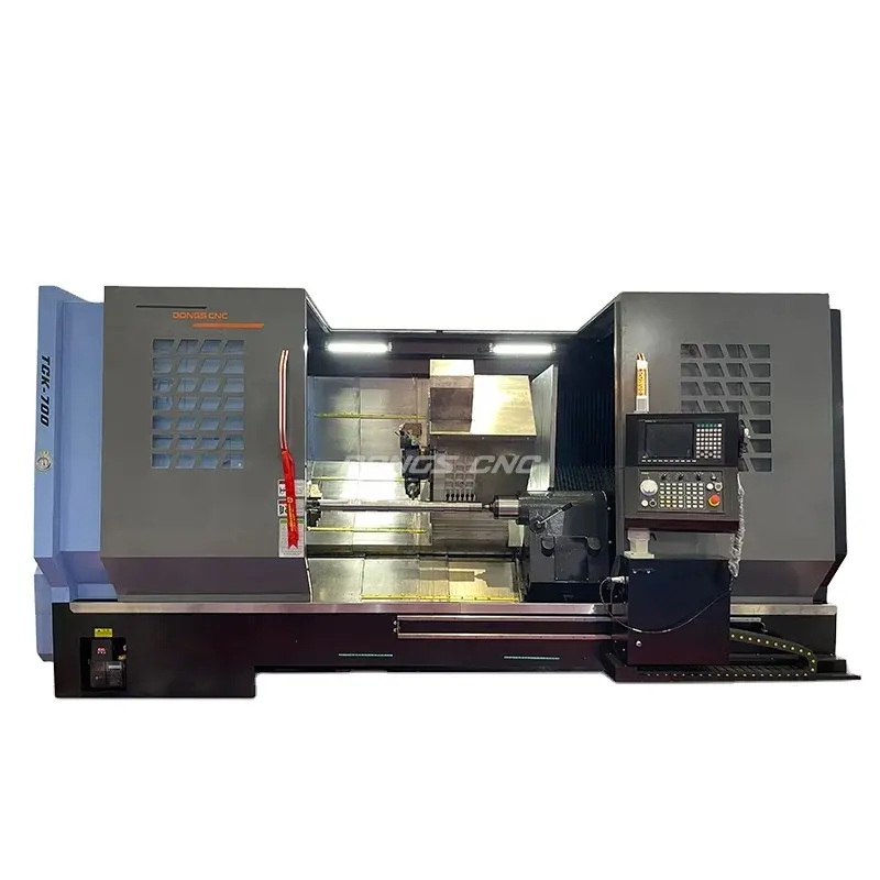 Y-Axis 90 Degree Turning Milling Turning Pin Combined Machine Tool TCK700,800 with Taiwan Linear Guide, Automatic Metal CNC Lathe.