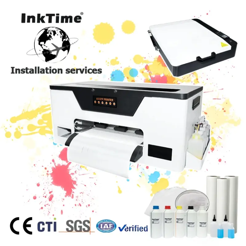 Professional dtf printer a3 printing machine+dryer