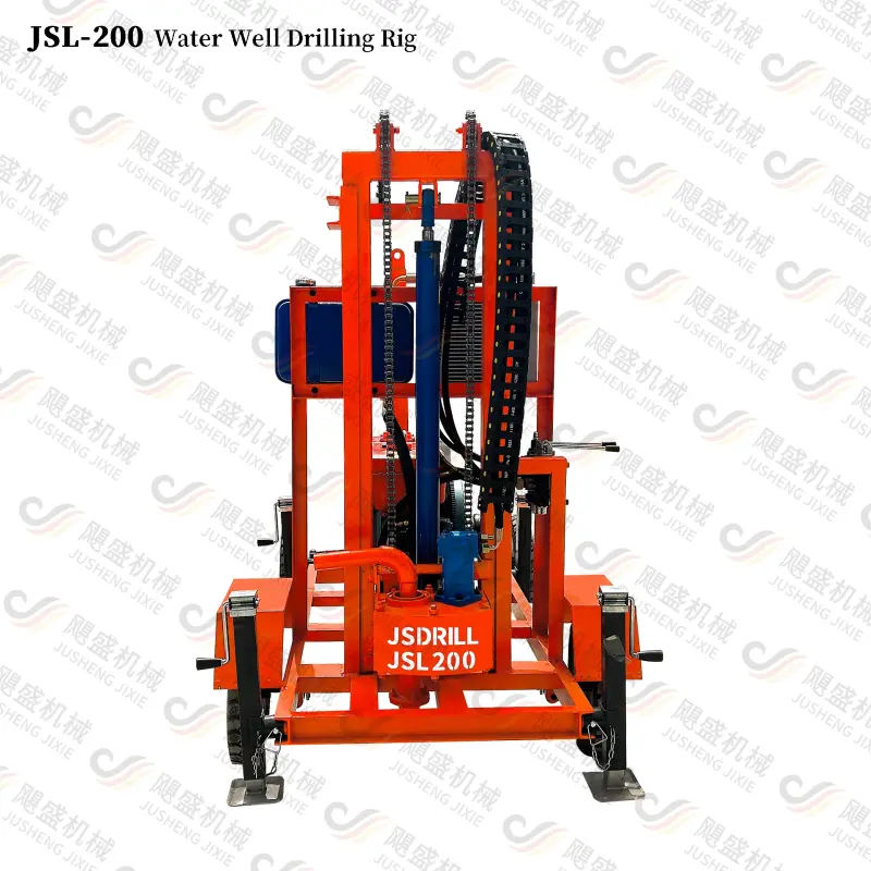 Diesel water well drilling rig 30m 50m 100m 150m 200m mine drilling rig