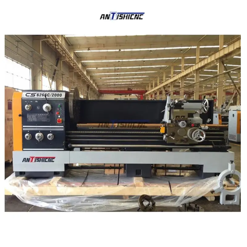 ANTISHICNC CS6266B Manual Lathe Machine Tool Equipment 1000mm 1500mm 2000mm 3000mm Universal Horizontal Lathe Machine