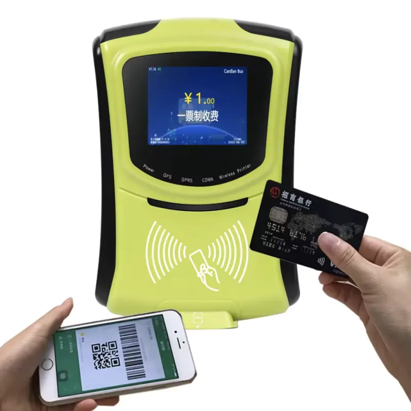 Advanced Bus Validator Wireless Rfid Smart Card Reader Financial Equipment
