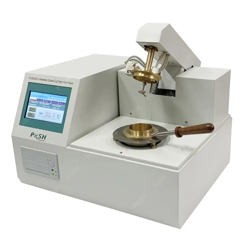 PUSH electrical Manufacturer close cup marten penskey Cleveland flash point apparatus  automatic coc flash point tester