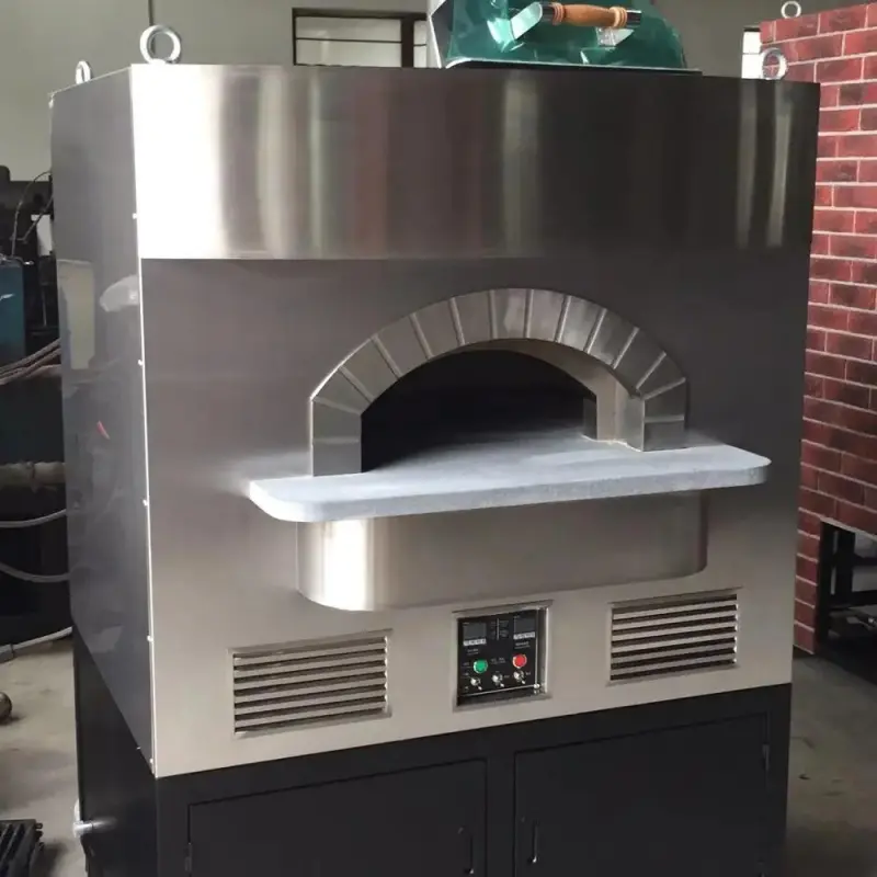 OEM Garden Wood Outdoor  Automatic Rotating Pizza Oven